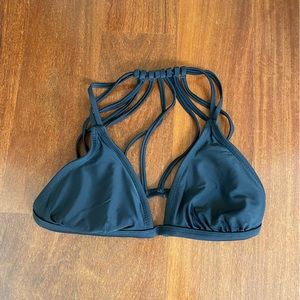 Black bikini top